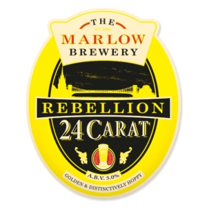 Rebellion 24 Carat Bottle Label