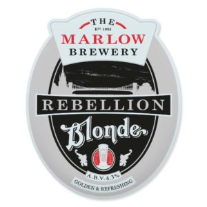 Rebellion Blonde Bottle Label