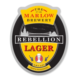 Rebellion Lager Bottle Label
