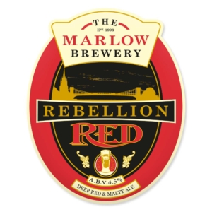 Rebellion Red Bottle Label
