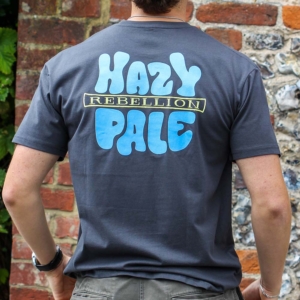 Hazy Pale Grey Tee (back)