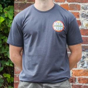 Hazy Pale Grey Tee (front)