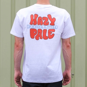 Hazy Pale White Tee (back)