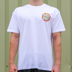 Hazy Pale White Tee (front)