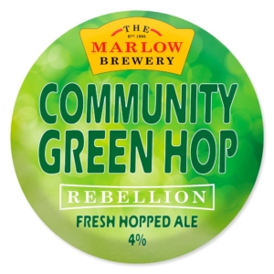 Community Green Hop Label